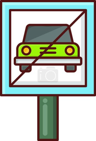 Illustration for LCD icon vector illustration - Royalty Free Image
