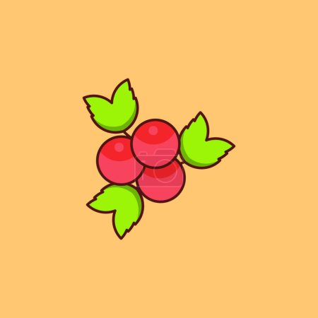 Illustration for Berry icon, vector illustration - Royalty Free Image