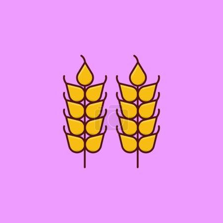 Illustration for Grain icon vector illustration - Royalty Free Image