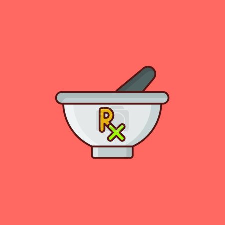 Illustration for RX icon. vector illustration - Royalty Free Image