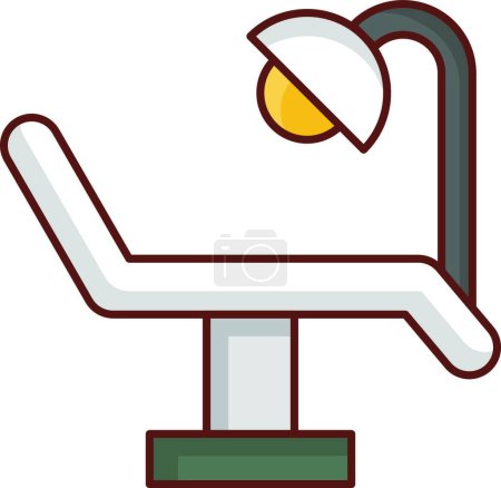 Illustration for Bed icon. vector illustration - Royalty Free Image
