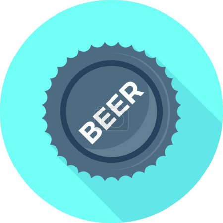 Illustration for Beer icon, vector illustration - Royalty Free Image