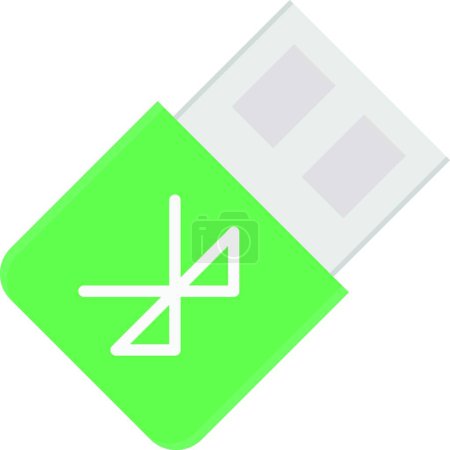 Ilustración de Usb icono vector ilustración - Imagen libre de derechos