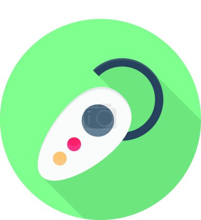 Illustration for Earphone icon, vector illustration - Royalty Free Image