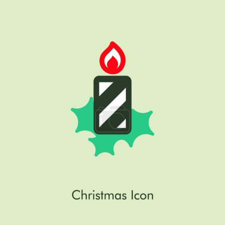 Illustration for Candle icon  vector illustration - Royalty Free Image