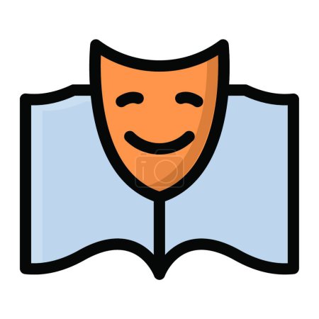 Illustration for Facemask icon, vector illustration - Royalty Free Image