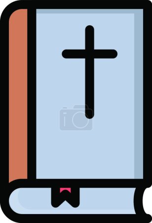 Ilustración de "católico "icono vector ilustración - Imagen libre de derechos