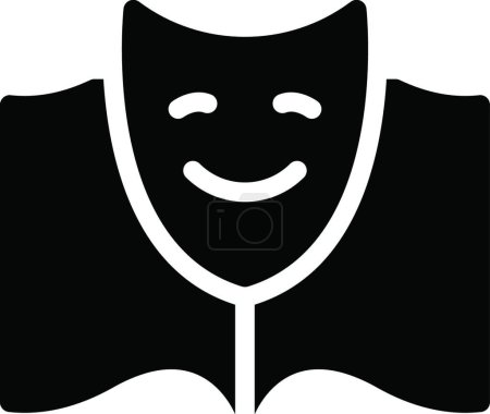 Téléchargez les illustrations : Facemask icon, vector illustration - en licence libre de droit