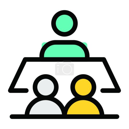 Illustration for Talking icon for web, vector illustration - Royalty Free Image
