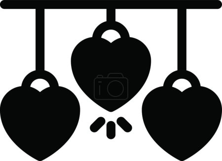 Illustration for Heart icon for web, vector illustration - Royalty Free Image