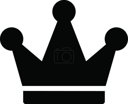Ilustración de Corona icono, ilustración simple web - Imagen libre de derechos