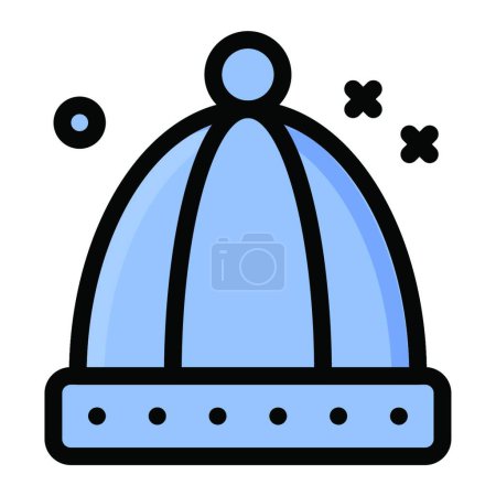 Illustration for Cap icon for web, vector illustration - Royalty Free Image