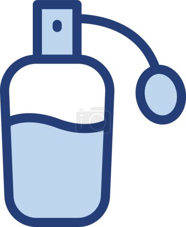 Ilustración de Perfume bottleicon, vector ilustración diseño simple - Imagen libre de derechos