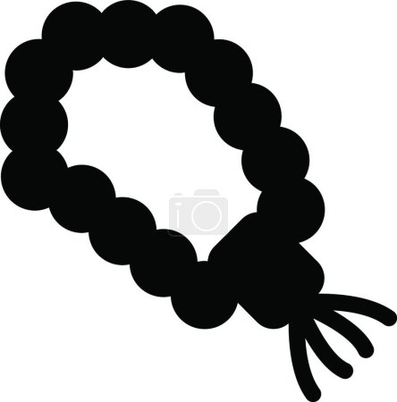Illustration for Beads icon, vector illustration simple design - Royalty Free Image