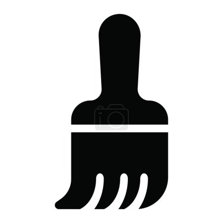 Illustration for Brush icon, vector illustration simple design - Royalty Free Image
