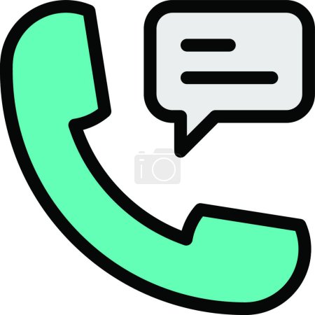 Illustration for Call icon, vector illustration simple design - Royalty Free Image