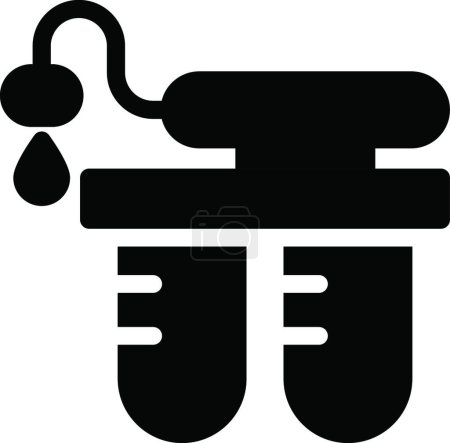 Ilustración de Icono de equipo de agua vector ilustración - Imagen libre de derechos