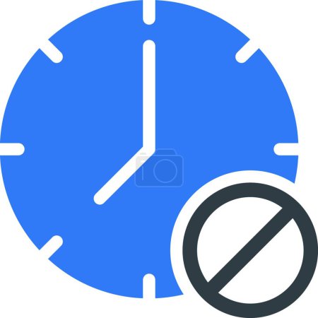 Illustration for Clock icon   vector illustration - Royalty Free Image