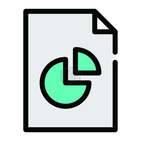 Illustration for Document icon  vector illustration - Royalty Free Image