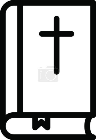 Ilustración de "católico "icono vector ilustración - Imagen libre de derechos