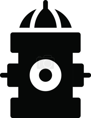 Illustration for Fire hydrant icon for web - Royalty Free Image