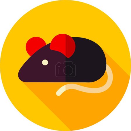Téléchargez les illustrations : "Image vectorielle de l'icône de la souris" - en licence libre de droit