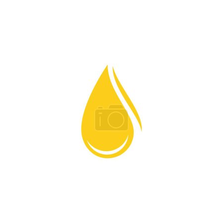 Téléchargez les illustrations : "Logo huile de poisson "illustration vectorielle - en licence libre de droit