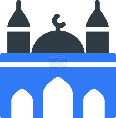 Illustration for Islamic religion symbol vector illustration - Royalty Free Image