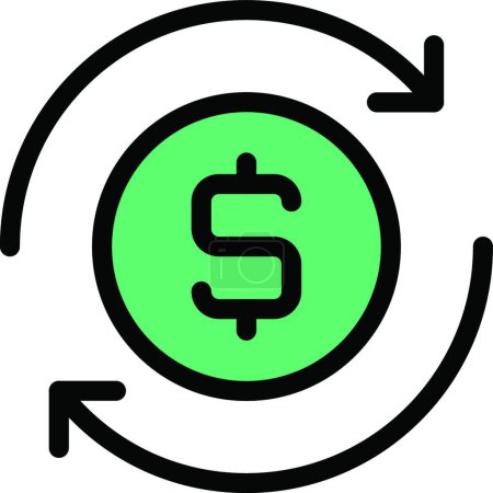 Ilustración de "transacción "icono ilustración vector - Imagen libre de derechos