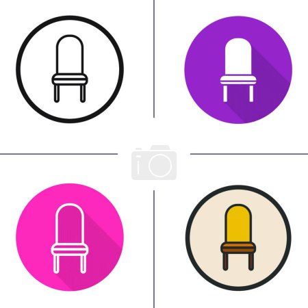 Illustration for Chair icon, modern vector illustration - Royalty Free Image