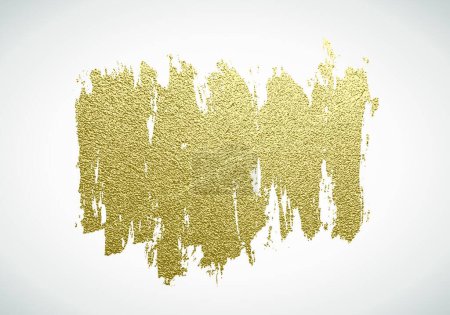 Ilustración de Pintura vectorial dorada. Ilustración de arte texturizado brillante oro abstracto
. - Imagen libre de derechos