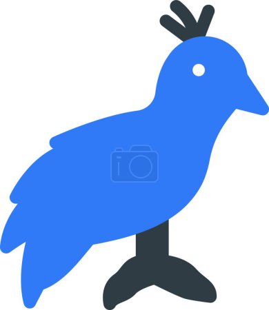 Illustration for Parrot icon vector illustration - Royalty Free Image