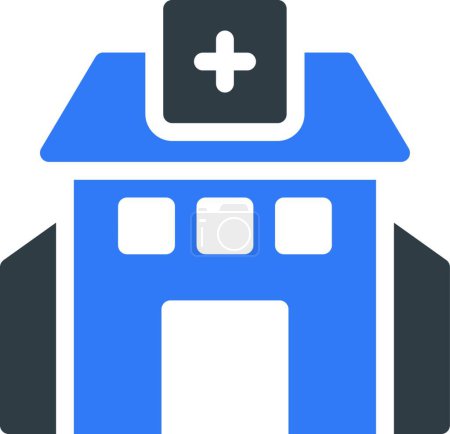 Illustration for Clinic icon, vector illustration - Royalty Free Image