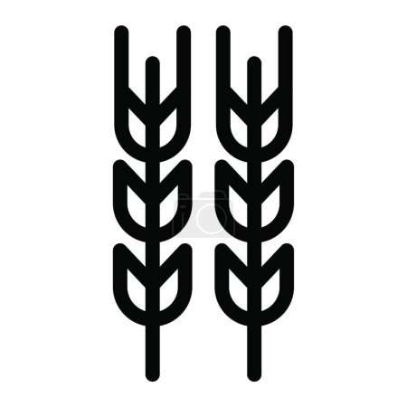Illustration for Grain  icon vector illustration - Royalty Free Image