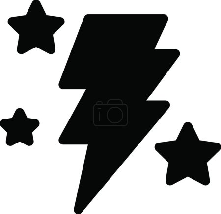 Ilustración de Icono de flash vector ilustración - Imagen libre de derechos