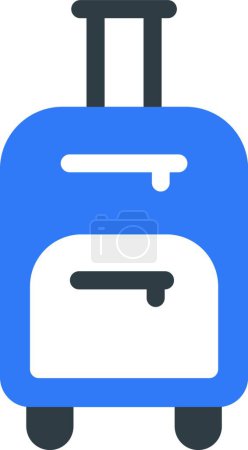 Illustration for Briefcase icon vector illustration - Royalty Free Image