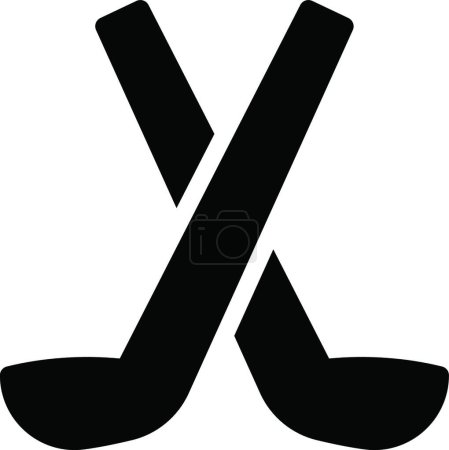 Illustration for "hockey " web icon vector illustration - Royalty Free Image