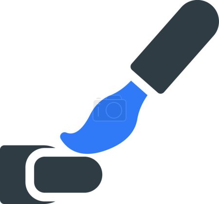 Illustration for "nail "  icon vector illustration - Royalty Free Image