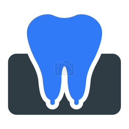 Illustration for "tooth " web icon vector illustration - Royalty Free Image
