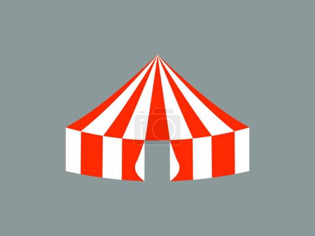 Ilustración de "carpa de circo "icono web vector ilustración - Imagen libre de derechos