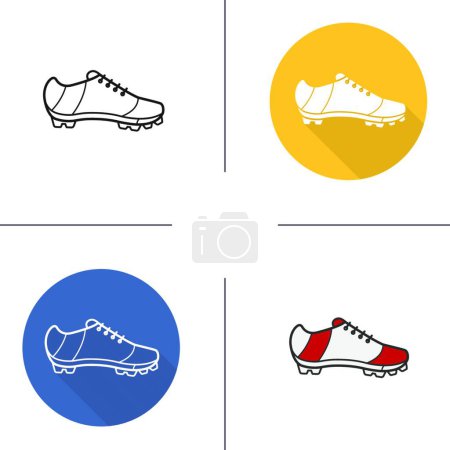 Illustration for "Cleat icon" vector illustration - Royalty Free Image