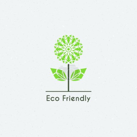 Ilustración de "Logo ecológico vectorial "ilustración vectorial - Imagen libre de derechos