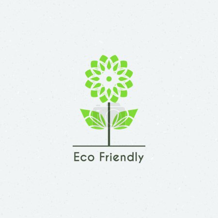 Illustration for "Vector Ecological Logo"  vector illustration - Royalty Free Image