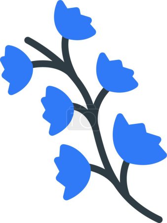 Illustration for "blossom "  icon vector illustration - Royalty Free Image