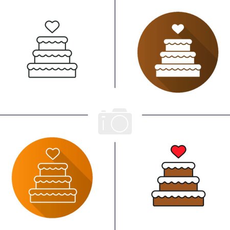 Illustration for Set of universal icons, vector illustration - Royalty Free Image