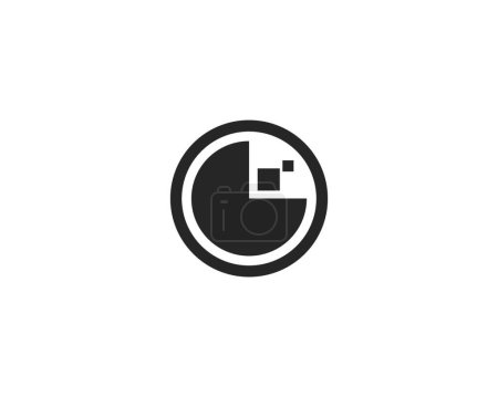 Ilustración de "Ojo cuidado logo "icono vector ilustración - Imagen libre de derechos