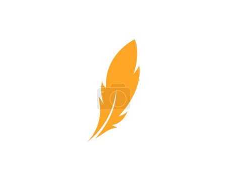 Ilustración de Icono web simple con pluma, logotipo de la marca - Imagen libre de derechos