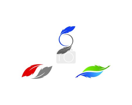 Ilustración de "Ilustración de plumas "vector icono - Imagen libre de derechos
