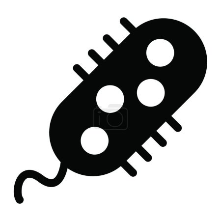 Illustration for "microbe "  web icon vector illustration - Royalty Free Image