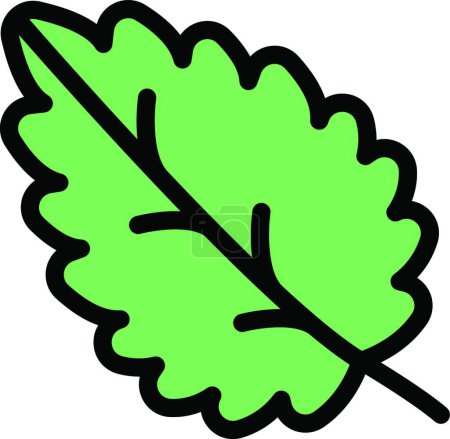 Illustration for Leaf icon   vector illustration - Royalty Free Image